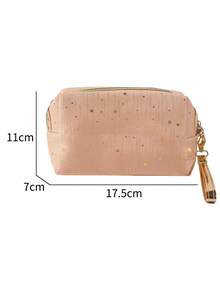 Túi đựng đồ trang điểm hình ngôi sao lấp lánh thời trang, Túi đựng mỹ phẩm có khóa kéo nhẹ, Túi đựng đồ đa năng dùng cho lễ hội hóa trang và lễ hội âm nhạc, Trang trí nhà cửa mùa thu, Túi đựng đồ có thể gấp gọn - Nhiều màu - Xem 4