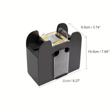 Automatic Poker Shuffler, Tabletop Card Shuffling Machine, Professional Shuffling Machine For Family, Suitable For Card Games And Poker Dealing (Battery Not Included),Adult Party Games Suitable For Halloween/Christmas/Thanksgiving