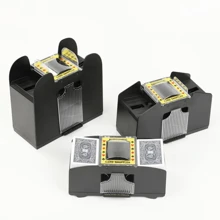 Automatic Poker Shuffler, Tabletop Card Shuffling Machine, Professional Shuffling Machine For Family, Suitable For Card Games And Poker Dealing (Battery Not Included),Adult Party Games Suitable For Halloween/Christmas/Thanksgiving
