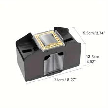 Automatic Poker Shuffler, Tabletop Card Shuffling Machine, Professional Shuffling Machine For Family, Suitable For Card Games And Poker Dealing (Battery Not Included),Adult Party Games Suitable For Halloween/Christmas/Thanksgiving