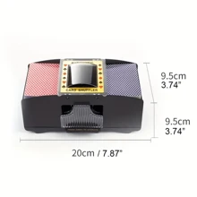 Automatic Poker Shuffler, Tabletop Card Shuffling Machine, Professional Shuffling Machine For Family, Suitable For Card Games And Poker Dealing (Battery Not Included),Adult Party Games Suitable For Halloween/Christmas/Thanksgiving