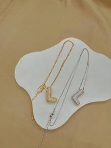 Women Pendant Necklaces - 銀色 - 查看 6