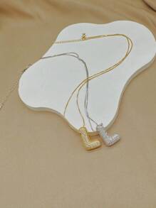 Women Pendant Necklaces - 銀色 - 查看 5