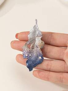 1入時尚復古葉形胸針，獨特個性化飾品禮品 S55 - 彩色 - 查看 4