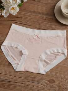 6pcs Women Seamless Breathable Mid-Rise Comfy Panties - Multicolor - View 5