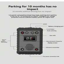 1入組通用5V/12V車用超聲波驅鼠器，使用紅白色閃燈提示，防水性能優良，適用於汽車、車庫、露營 - 多色 - 查看 6