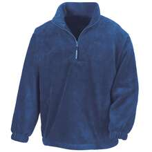 Result Unlined Active 1/4 Zip Anti-Pilling Fleece Top (N/A) - Royal Blue - View 1