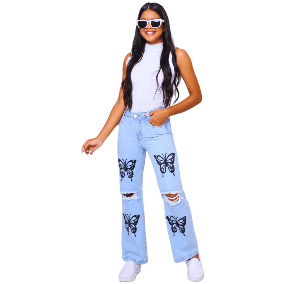 Tween Girls Pants - Xám - Xem 1