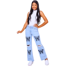 Tween Girls Pants - Xám - Xem 5