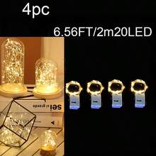 4入組/8入組/12入組小仙女小白盒LED燈,閃爍的卧室童話燈,卧室小型LED彩燈,適用於手工DIY,中心裝飾,派對,婚禮,聖誕桌面裝飾,溫暖的卧室童話氛圍燈 - 多色 - 查看 35