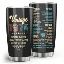 1PC 20OZ Cốc thủy tinh Quà tặng sinh nhật lần thứ 50 cho cô ấy, Quà tặng sinh nhật lần thứ 50 cho phụ nữ Quà tặng sinh nhật năm 1974 cho phụ nữ Cốc thủy tinh cách nhiệt bằng thép không gỉ 20oz Quà tặng 50 năm cho phụ nữ Bà Mẹ Vợ Con gái Bạn bè Quay lại trường - Nhiều màu - Xem 18