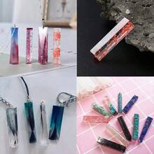 10入組矽膠鑄模，用於自製樹脂首飾吊墜，鑄模工具適用於黏土、環氧樹脂 - 白色 - 查看 7