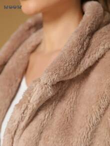 Women Coats - Màu Khaki - Xem 7