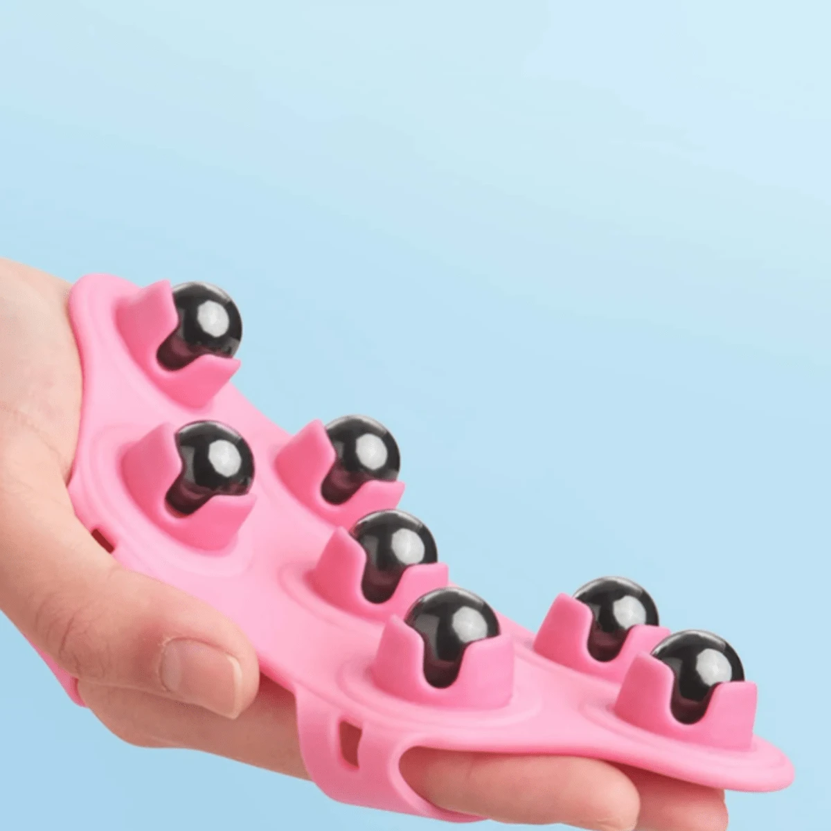 1pc Manual Body Massage Roller With 7 Massage Beads, Abdominal, Leg ...