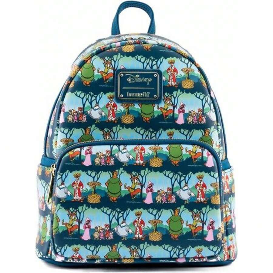 Sherwood Robin Hood Disney Loungefly 26Cm Backpack - Officially Licensed Backpack - Unique And Modern Design - Comfortable And Versatile Fit - Ideal For Daily Use - Nhiều màu - Xem 1