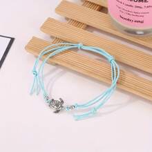 1/3入組復古海龜腳鍊-別緻波西米亞風格，手工製作且可調節-非常適合女性日常海灘服飾，是一份貼心的禮物組合 - 彩色 - 查看 11