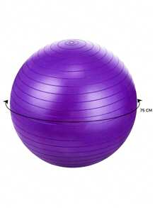 Shang's Pelota Para Yoga Con Textura 75 cm - Morado - Ver 2