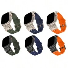 1 Dây đeo Apple Watch dành cho Ultra 2/9/8/SE2/7/6/SE/5/4/3/2/1 Series 49mm, 45mm, 44mm, 42mm Dây đeo thể thao kết nối kim loại bằng thép không gỉ bền bỉ - 42mm/44mm/45mm/49mm - Xem 3