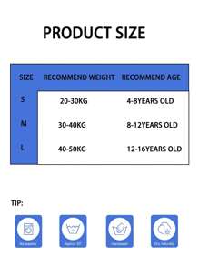 1 Pair Kids Knee Pads With Good Elasticity, Soft And Comfortable, Suitable For Basketball, Volleyball, Sports, Gymnastics - Blue - View 4