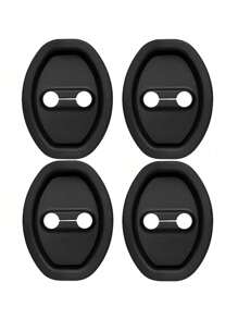 4入組汽車車門矽膠減震墊，通用汽車門鎖扣保護套，緩衝墊，靜音貼紙，防銹蓋，汽車用品 - 彩色 - 查看 15