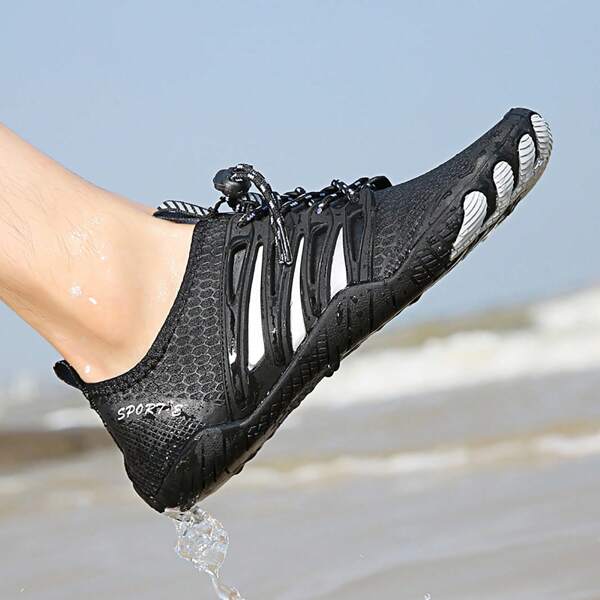 Tênis de Água de Secagem Rápida para Mulheres e Homens, Sapatos para Vadear, Respiráveis, Aqua na Correnteza, Esportes ao Ar Livre Antiderrapantes, Sapatos de Praia Impermeáveis