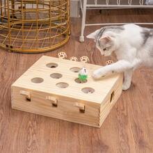 Cat Toy,Interactive Whack-A-Mole Solid Wood Toys For Cats - Toy - View 5