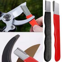 2PCS Professional Kitchen Knife Sharpener - Tungsten & Diamond Ceramic Sharpening Stone For All Blades, Includes Garden Shears Slice Like A Pro With Precision Sharpening - Multicolor - View 2