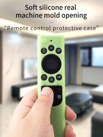 Custodia protettiva in silicone antiscivolo e forata per telecomando solare BN59-01385A, confezione completa