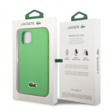 Lacoste Case Funda Logo Iconic Para iPhone 14 Original - Verde - Ver 7