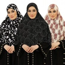 Fashionable Headscarves & Bandanas | Babushka Headscarves, Pre-Tied Headscarves, And Slip-On Headscarves | Elegant & Stylish, Suitable For Various Occasions - Women's Hijab - View 1