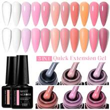 6pcs Gel Extension Nail Kit Quick Extension Gel Nail Polish Set 7ml Nail Extension Gel Construct Hard Gel Semi Permanent Acrylic Apres Extend Gel Nude Pink Nails UV Construction Gel For Nail Extensions Soak Off UV Gel Varnish Manicure Kit Nail Supplies Nail Art Design For Home Salon Gift For Women - 彩色 - 查看 2