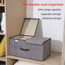 Foldable Clothes Organizer With Lid - Large Capacity Household Desktop And Wardrobe Storage Box  Decorations   Autumn Decor Festival Decor Room Decor Home Decor Fall Decor Bedroom Decor - Multicolor - View 7