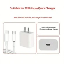 5pcs 3D Cartoon Coffee Design 1.5M Data Cable Set With Anti-Break Protection, Compatible With Apple 13/14/15 Phones, 20W Charger & Protective Cover Cable Protector, Charger Protector