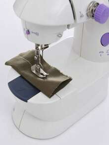 Mini Portable Electric Sewing Machine + Bivolt Pedal - 彩色 - 查看 4