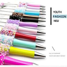 閃亮的珠片花瓣筆DIY工藝裝飾，附鑽石 - 黑色 - 查看 6