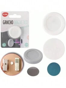 Suporte Para Controle Remoto Magnético Adesivo Organizador - Cinza - Visão 5