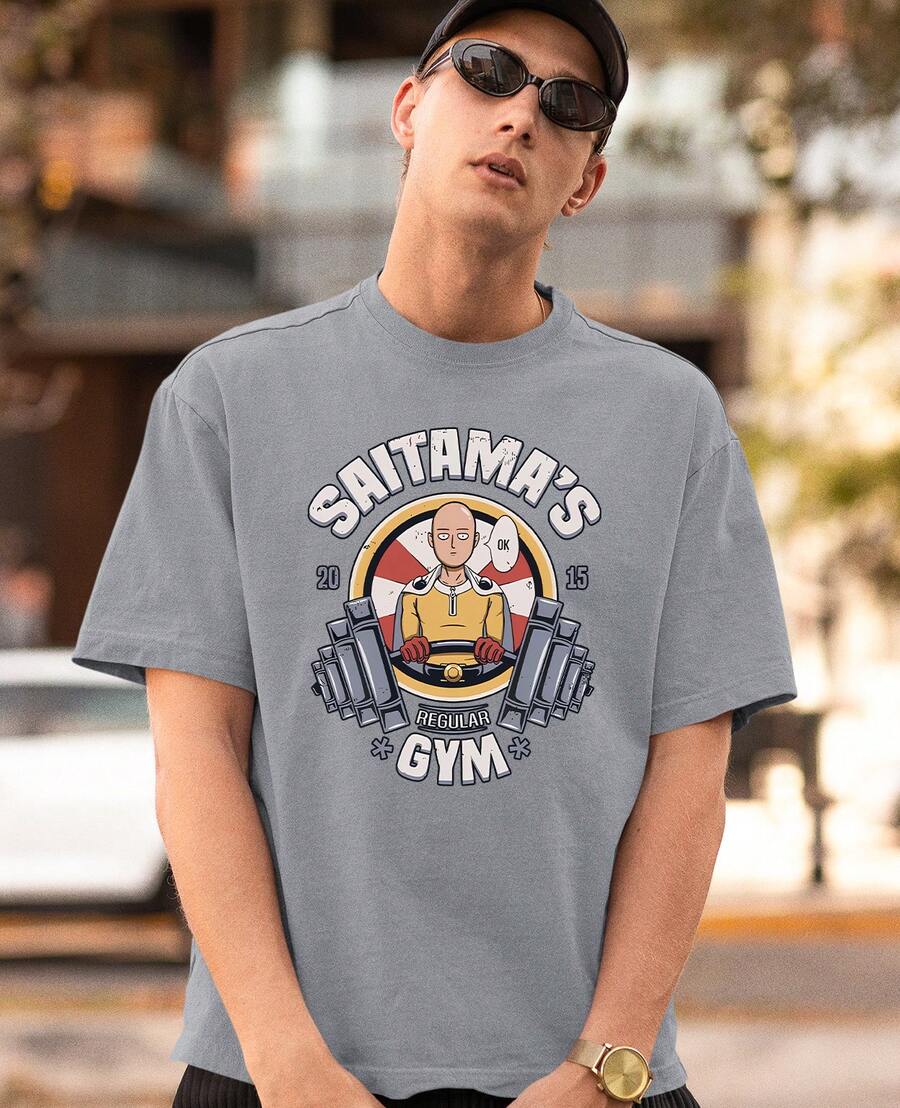 Men T-Shirts - 灰色 - 查看 1