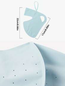 1pc Traceless Sunscreen Mask For Women, UV Resistant Ice Silk Mask, Full Face Sunshade Face Gini, Thin And Breathable In Summer Sun Protection Face Mask, Men's And Women's Outdoor Cycling Sun Protection Face Mask, Full Face Sunshade Windproof And Dustproof Face Mask Ski Masks