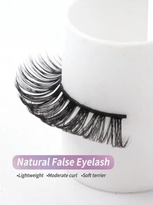 Happy Butterfly MAGEFY 40 Pairs Mixed Pack Natural Crossover False Eyelashes Handmade Lengthened Thick DD Curly Eyelashes Artificial Mink Eyelashes Makeup Tools Hot Sellers - 濃密款 - 查看 8