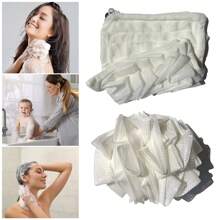 Loufee, Leeffa, Leeffa Soft Loofah et un gant de toilette, un gant de toilette 2-en-1 pour la douche, une éponge de bain loofah 2-en-1, une éponge de bain Loufee, un exfoliant pour le corps dans la douche - 1 pièces - Voir 6