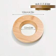 1pc 手冲咖啡滤杯 V60 咖啡滤壶 云形壶 咖啡滤纸分享壶 学校用品 - 通用原色竹托(V50/V60濾杯適用) - 查看 6