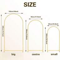 Metall Bogen Hintergrundstativ, goldfarbeniger Hochzeitsbogen Rahmen, quadratischer Bogen für Geburtstags-, Zeremonie-Dekoration in Innen- und Außenräumen, Schulanfang, Valentinstag