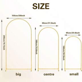 Support de décor en forme d'arche en métal, cadre d'arche de mariage de couleur dorée, arche carrée pour anniversaire, cérémonie, décoration intérieure et extérieure, retour à l'école, Saint-Valentin