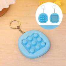 1pc Creative Fidget Maze Pinch Toy For Office Stress Relief - Bubble Keychain Bag Pendant Mini Gift, High Cost Performance And Strong Playability, Perfect As A Fun Keychain Stress Relief Toy! - Multicolor - View 3