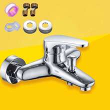 1入組淋浴水龍頭，浴室開關式冷熱水龍頭，隱藏式浴缸混合水閥，電熱水器淋浴閥，附安裝配件 - 彩色 - 查看 10