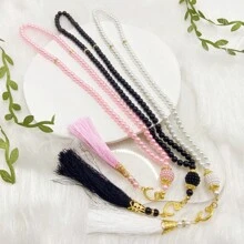 1pc Muslim Prayer Beads, 99 Beads   Bracelet, Handheld - Multicolor - View 12