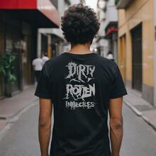 Men T-Shirts - 黑色 - 查看 2