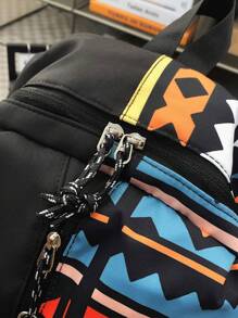 Ba lô đi học 1 PC Hợp thời trang dành cho tuổi teen Kết cấu tương phản màu sắc thời trang Ba lô Ví nhẹ Bền & có dây đeo có thể điều chỉnh & Với mặt dây chuyền phi hành gia hoạt hình Túi sách nylon có ngăn đựng máy tính xách tay Thích hợp cho máy tính xách tay 16 inch Dành cho thanh thiếu niên & Tốt nghiệp & Thiếu nữ & Sinh viên đại học & Dành cho hoạt động ngoài trời & Du lịch & Trường trung học cơ sở & Trung học phổ thông & Đại học, S=Một mặt dây chuyền &M=Một cái túi&L=Một mặt dây chuyền+Túi - Nhiều màu - Xem 11