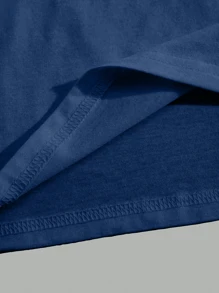 Men T-Shirts - Màu xanh lam - Xem 2