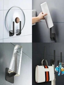 1pc Baseball Cap Rack, Wall Mounted Hat Organizer, Hat Storage Box, No Drilling Required, Door/Wardrobe Cap Rack, Suitable For Various Occasions Such As Bathroom, Kitchen, Closet, Living Room, Etc. - Multicolor - View 6